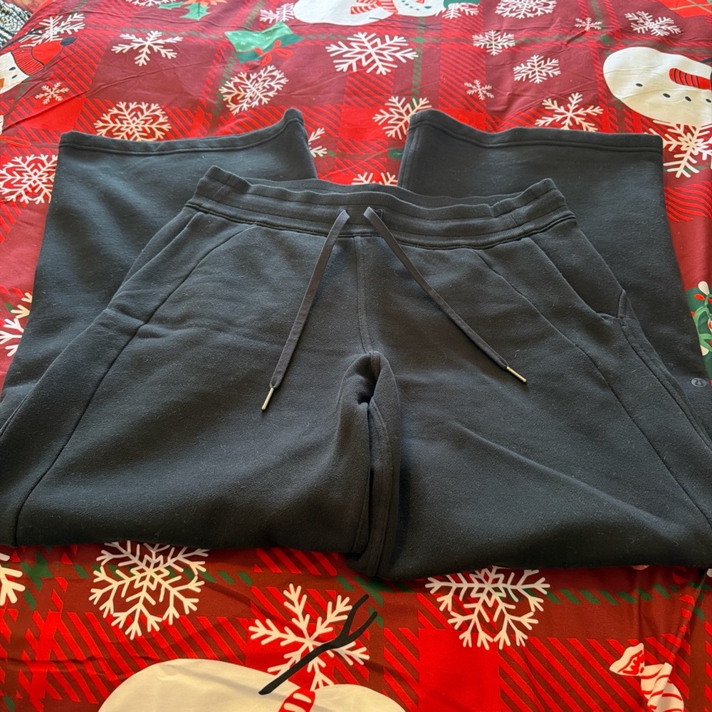 lululemon athletica Black Wide Leg Pants